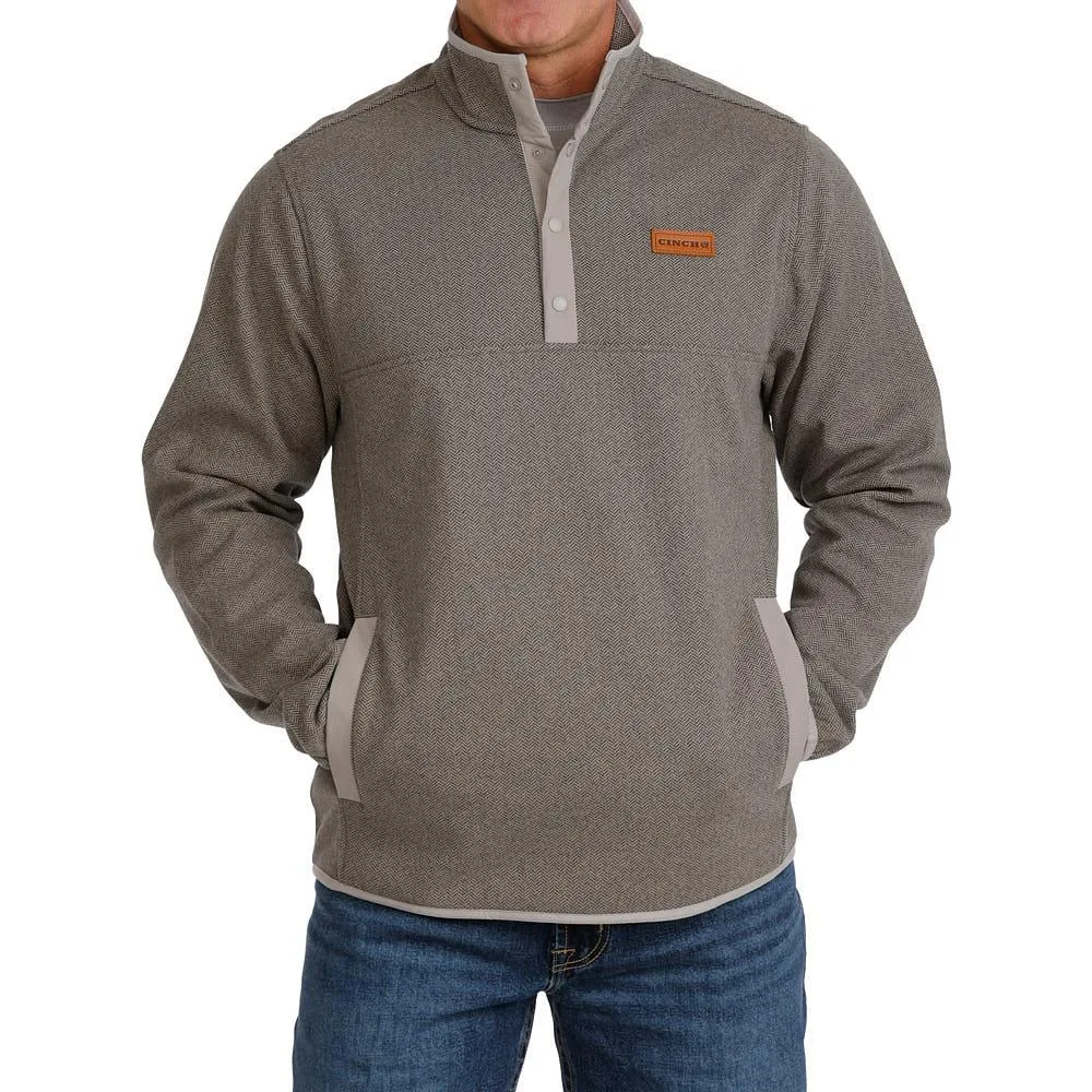 Cinch Men's Grey Pullover