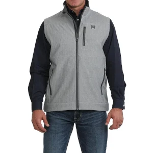 Cinch Men's Grey Water Repellent Bonded Vest
