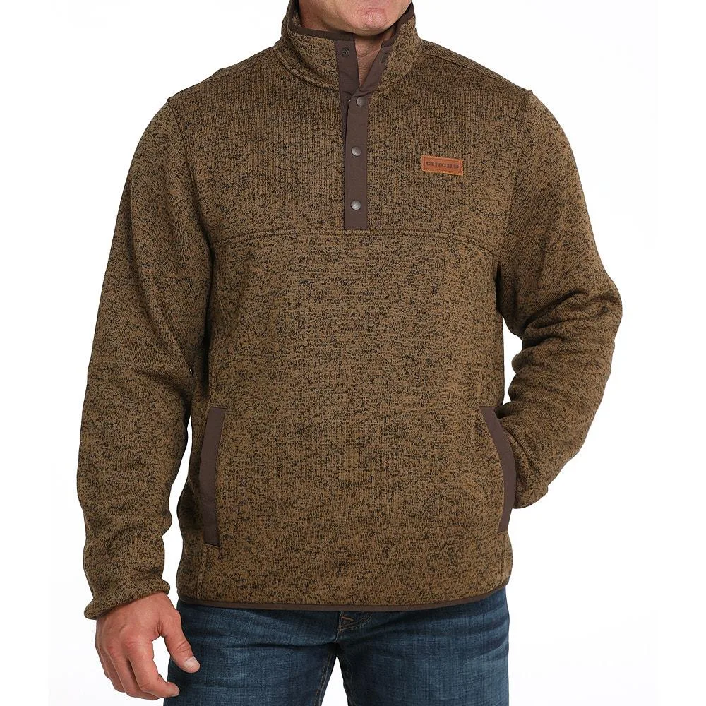 Cinch Men's Khaki Snap Pull Over
