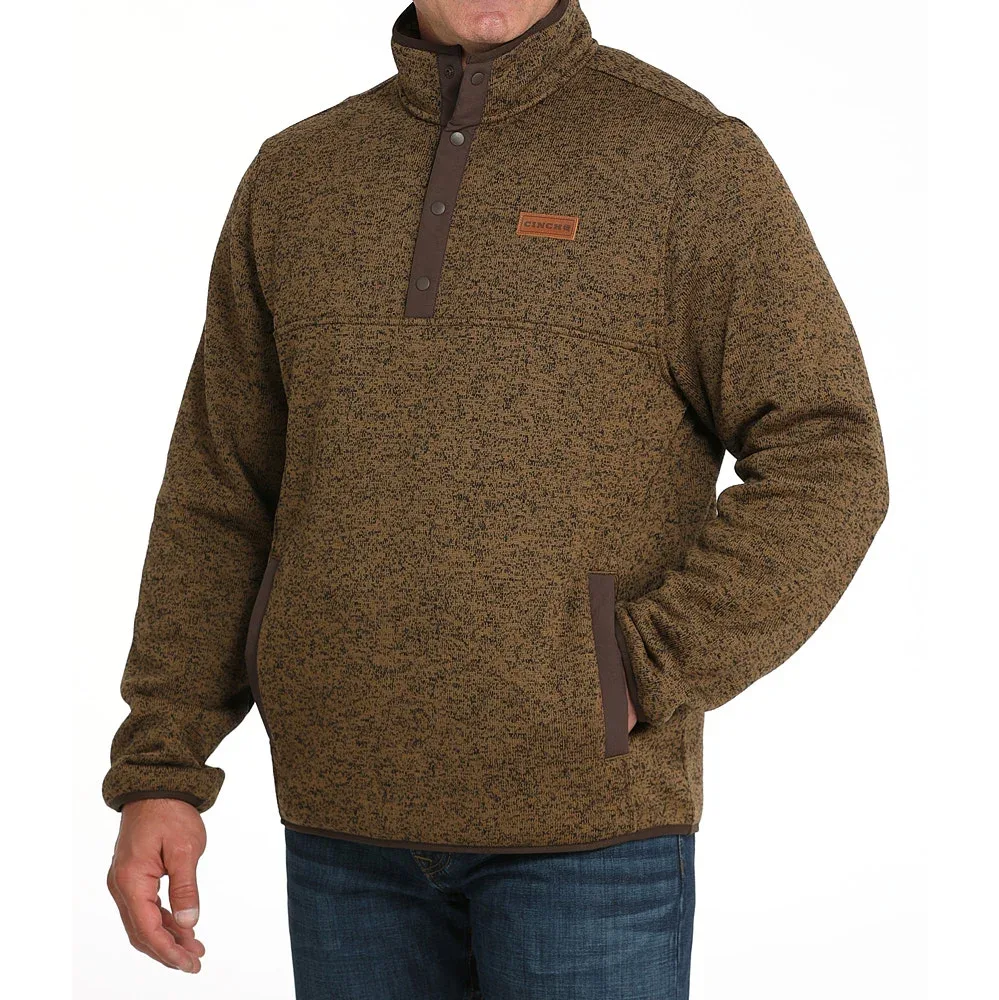 Cinch Men's Khaki Snap Pull Over - Image 2