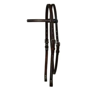 Circle Y Saddlery 5/8in Classic Spots Browband Headstall