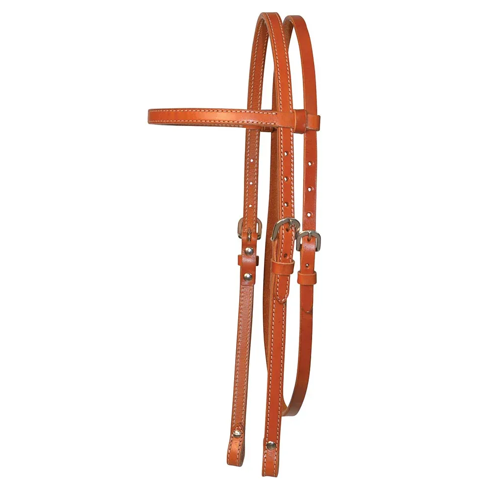 Circle Y Saddlery Classic Stitched Browband Headstall