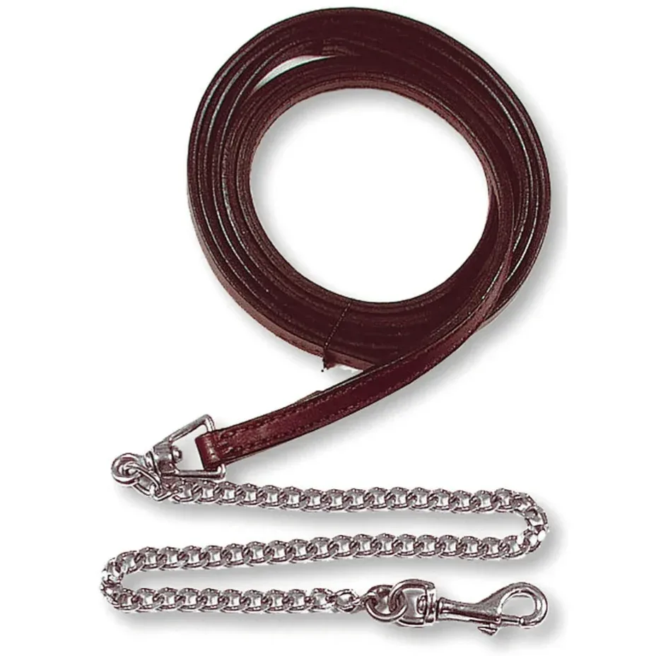 Circle Y Saddlery Dark Oil Antique Show Halter Lead