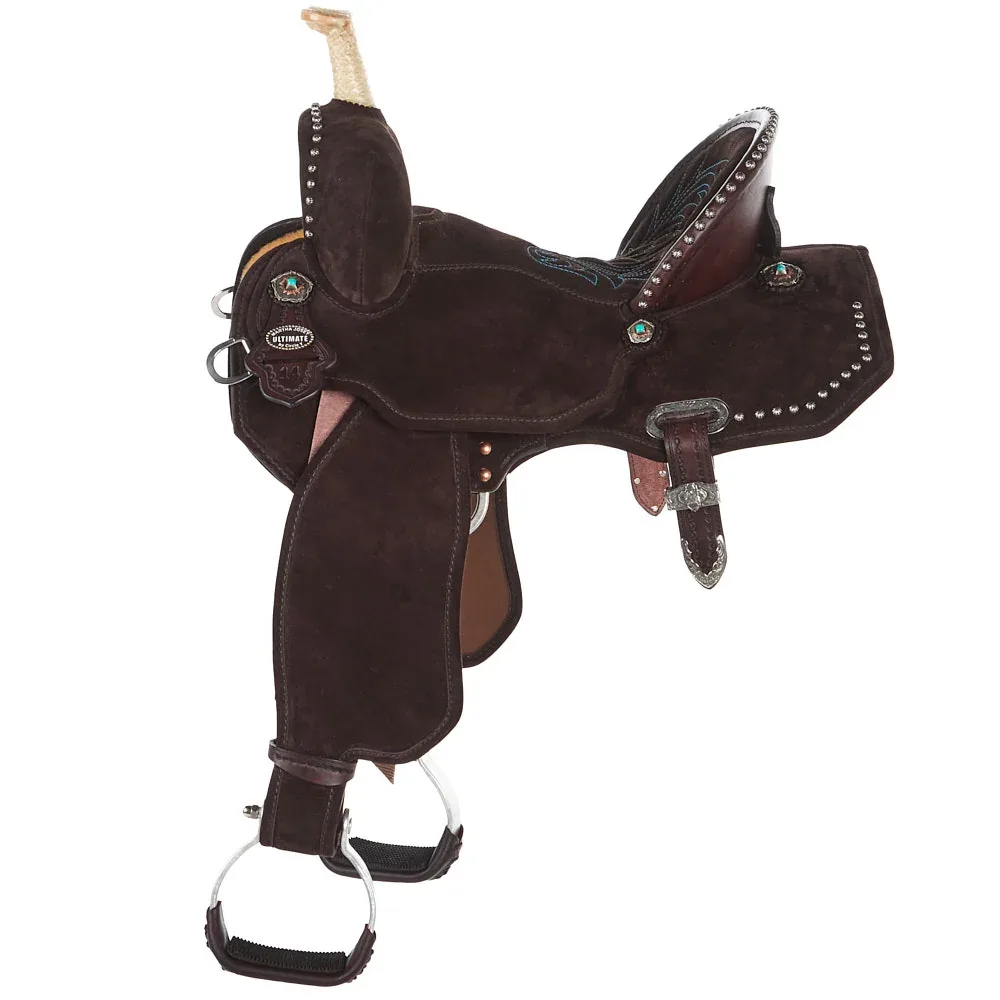 Circle Y Saddlery Josey Mitchell Lightweight Light Speed 14 inch Barrel Saddle - Image 2