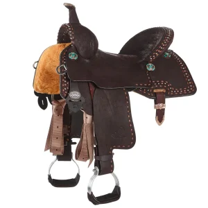 Circle Y Saddlery Josey Mitchell Renegade 15inch Regular Tree Barrel Racing Saddle