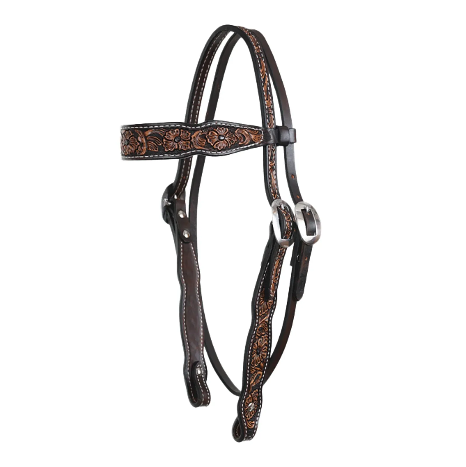 Circle Y Saddlery Smooth Operator Browband Headstall - Image 2