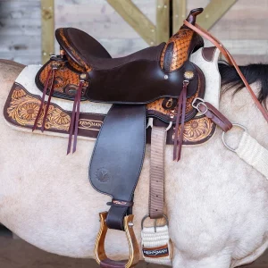 Circle Y Saddlery Sunflower Flex2 15in Trail Saddle