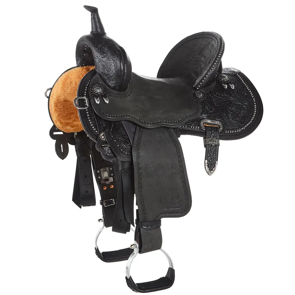 Circle Y Saddlery Ultimate Cash 14.5in Regular Tree Barrel Racing Saddle