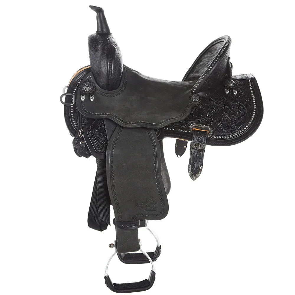 Circle Y Saddlery Ultimate Cash 14.5in Regular Tree Barrel Racing Saddle - Image 2