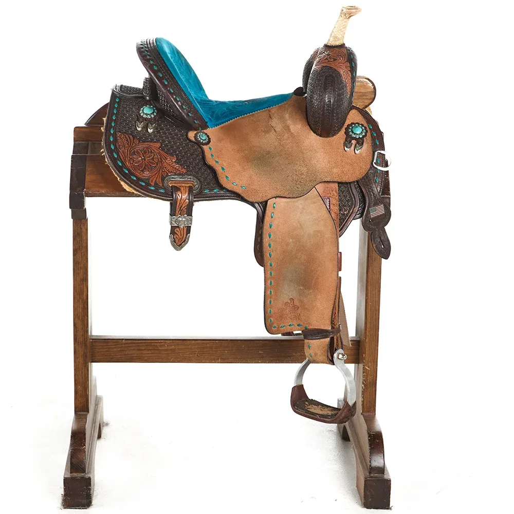 Circle Y Saddlery Used 14in Martha Josey Ultimate Barrel Saddle - Image 2