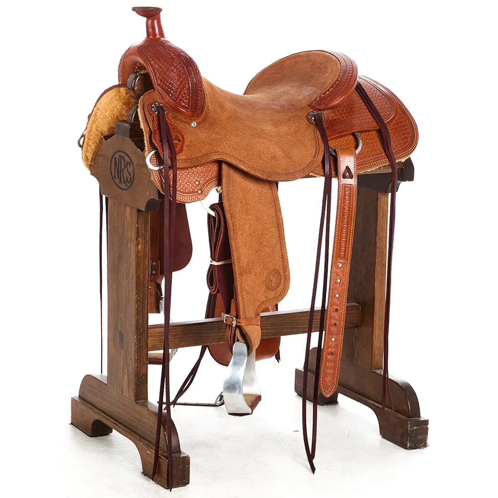 Circle Y Saddlery Used 16in Waffle Stamp Ranch Cutter