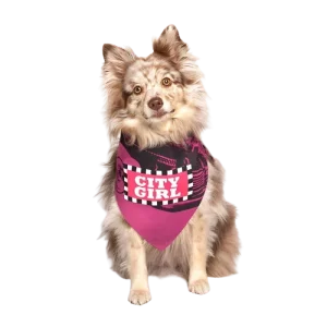 City Girl Dog Bandana by Dog Fashion Living