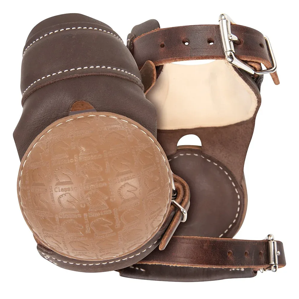 Classic Chocolate Pro Skid Boots with Buckles