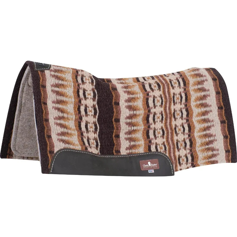 Classic Equine ESP 32X34 Contoured Wool 3/4in Saddle Pad