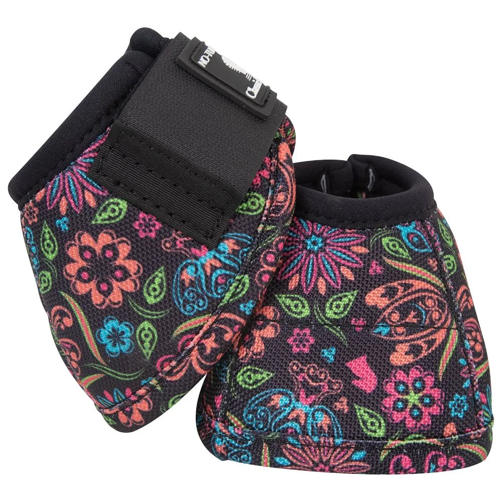 Classic Equine Neon Flower Dyno No Turn Bell Boots