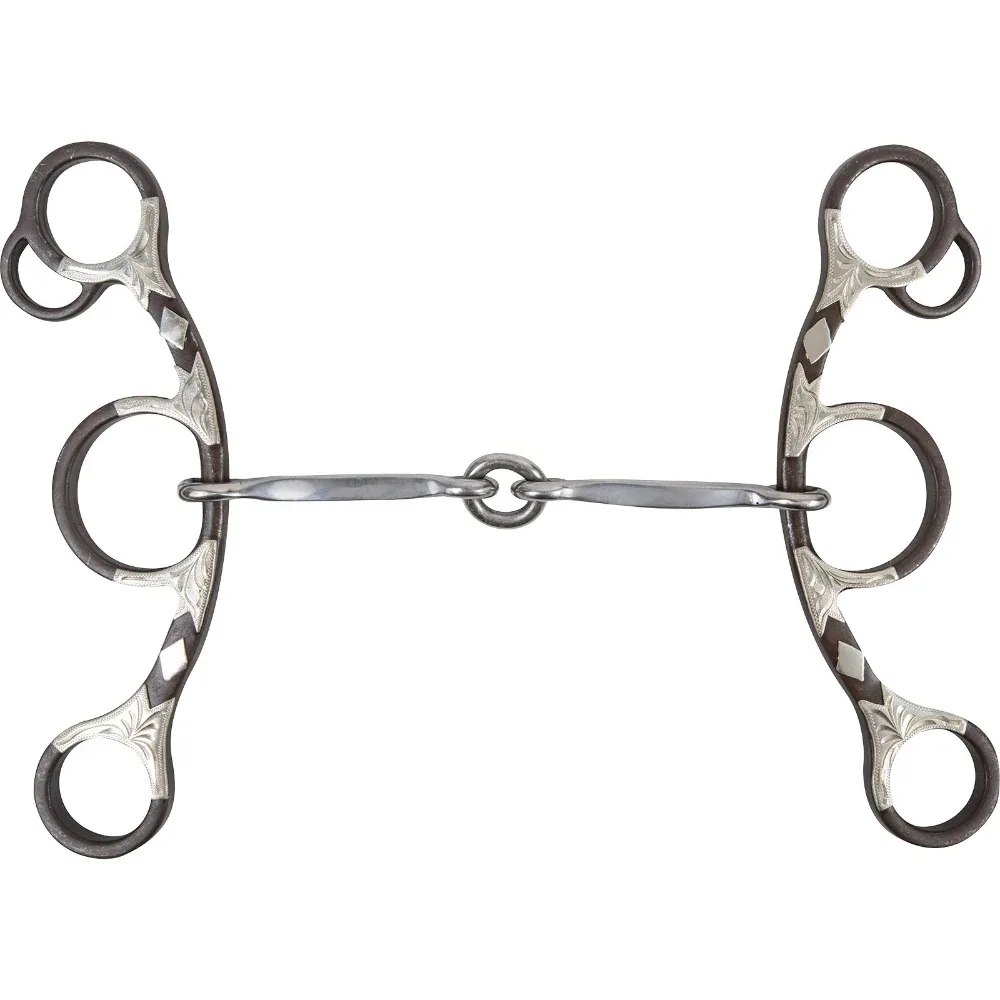Classic Equine Sherry Cervi O Ring Square Snaffle Short Shank Bit - Image 2