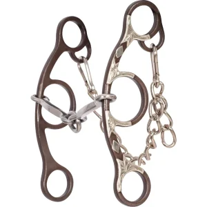 Classic Equine Sherry Cervi O Ring Square Snaffle Short Shank Bit