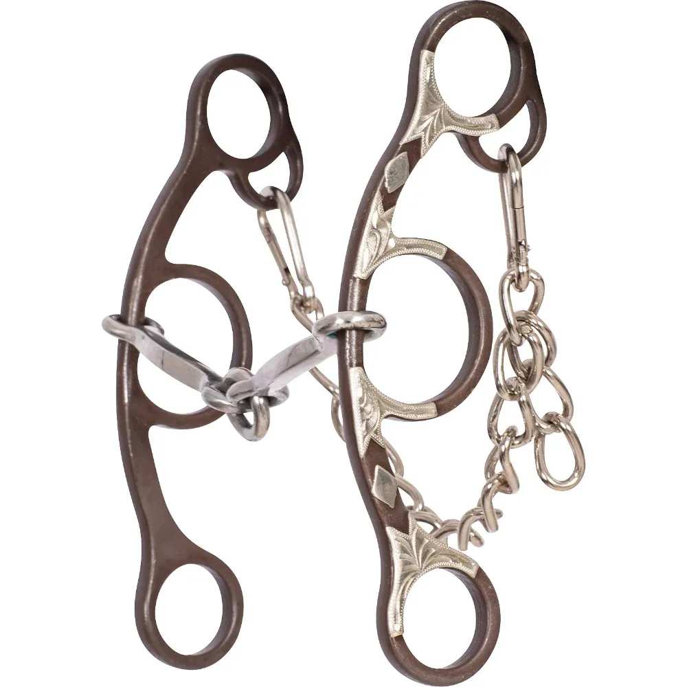 Classic Equine Sherry Cervi O Ring Square Snaffle Short Shank Bit