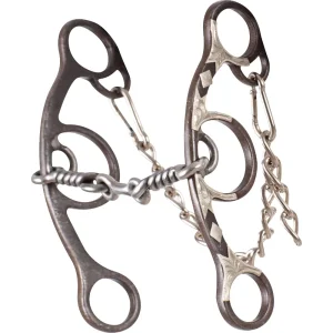 Classic Equine Sherry Cervi Twisted Wire Dog Bone Short Shank Bit