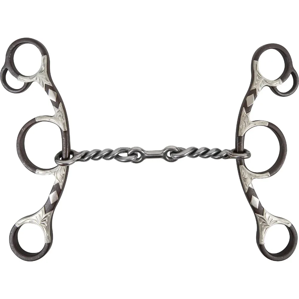 Classic Equine Sherry Cervi Twisted Wire Dogbone Short Shank Bit - Image 2