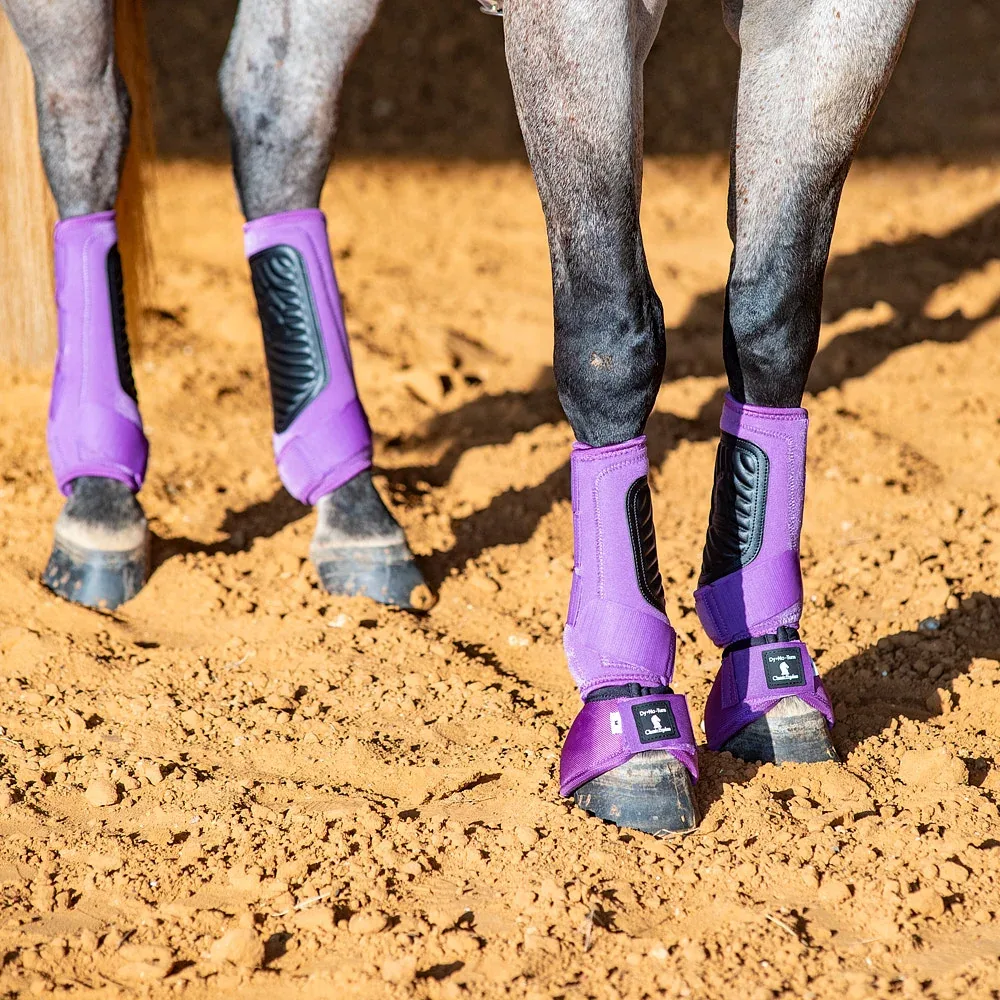 Classic Equine Violet Fit Hind Splint Boots - Image 2