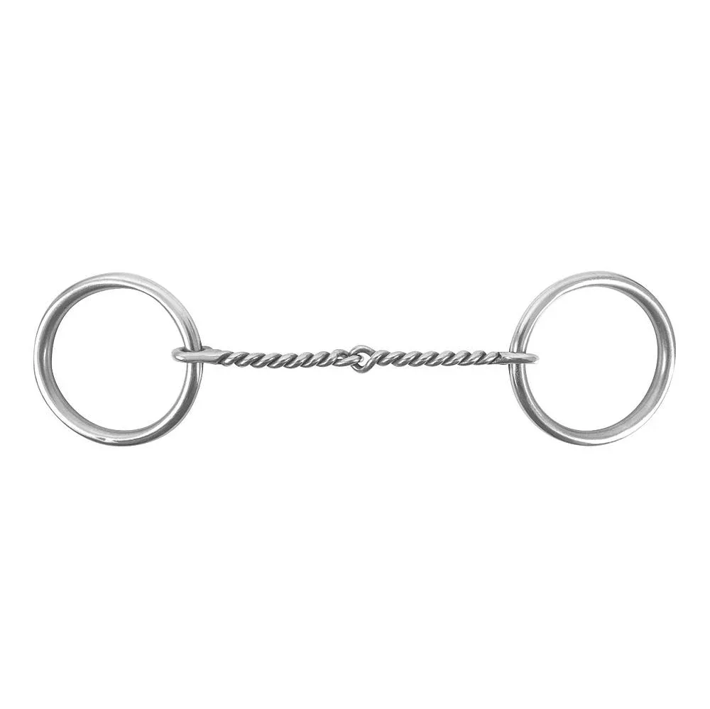 Classic O Ring Twisted Wire Snaffle Bit - Image 2