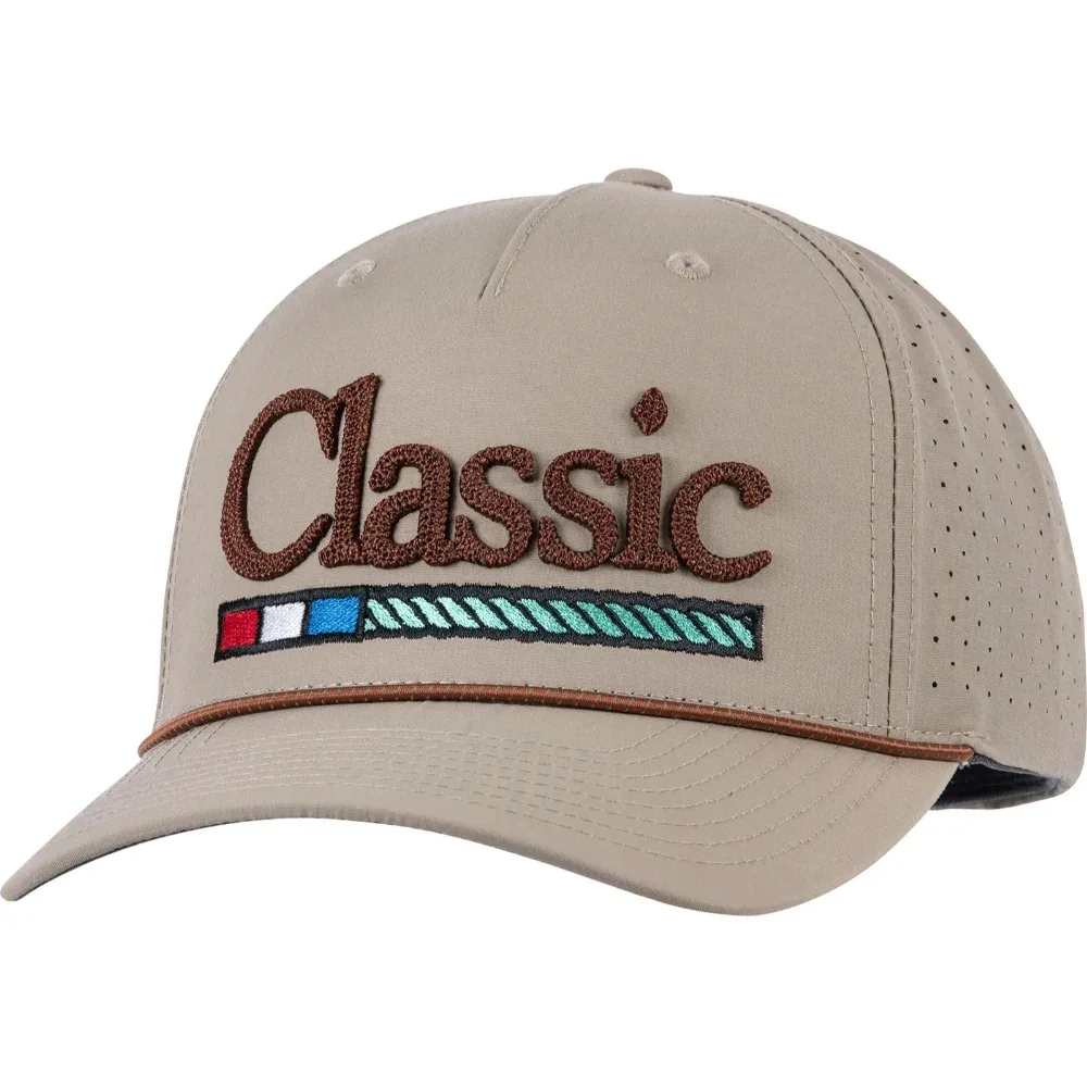 Classic Tan Chain Stitch Cap