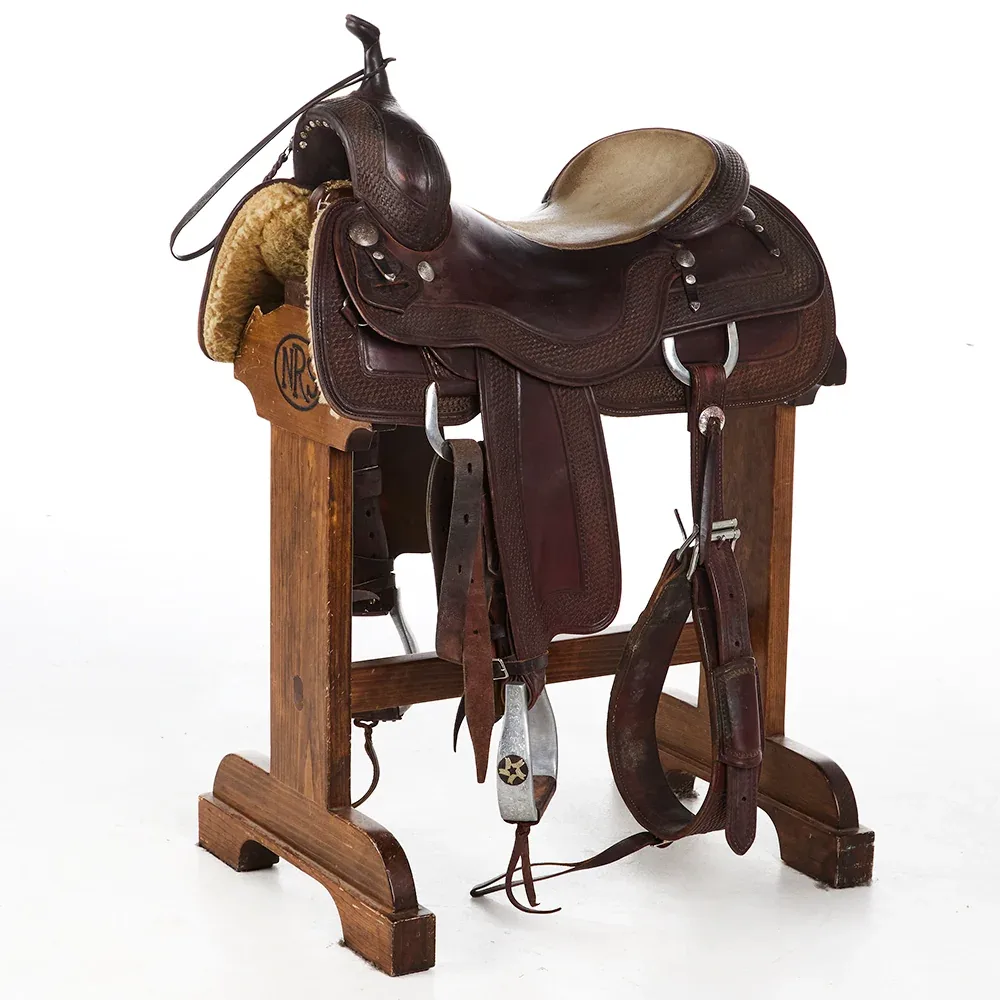 Cleburne Saddles Used 16in Cutting Saddle