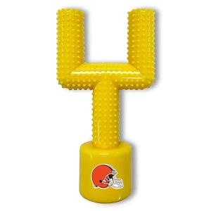 Cleveland Browns Hard Nylon Football Field Goal Dog Chew Toy