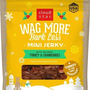 Cloud Star Wagmore Dog Holiday Jerky Duck, 4 oz