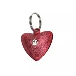 Coastal Frosted Designer Cat Bells, Heart, 1 ct