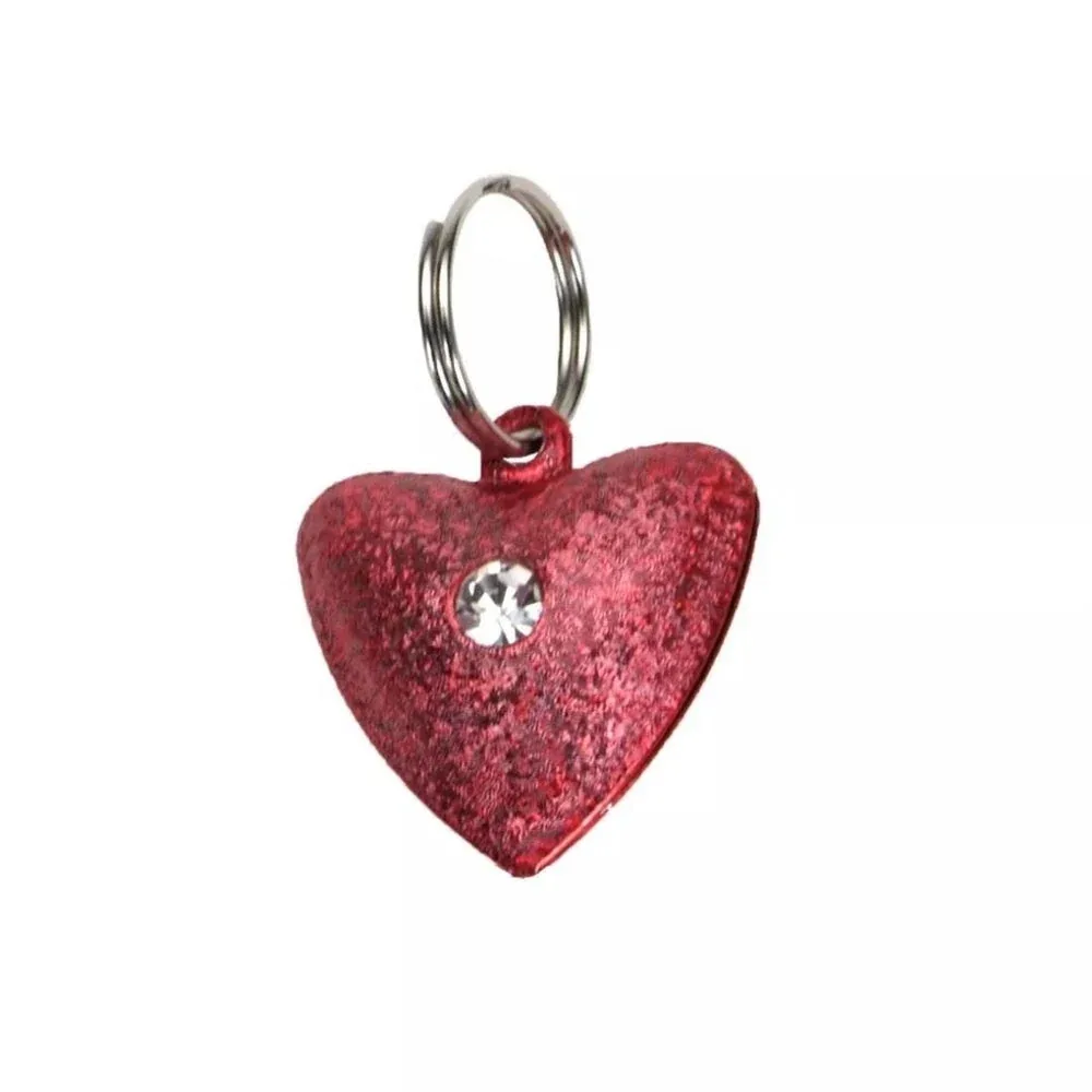 Coastal Frosted Designer Cat Bells, Heart, 1 ct - Image 2