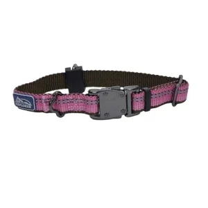 Coastal K9 Explorer 5/8 in Adj Dog Collar Rosebud Pink (10-14 in)
