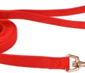Coastal Pet Accent Microfiber Dog Leash Retro Red 6'L x 5/8"W