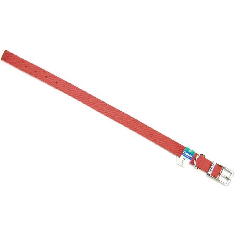 Coastal Pet Double Nylon Collar - Red
