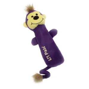 Coastal Pet Li'l Pals Plush Crinkle Dog Toy Monkey 8.5 in