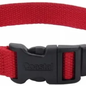Coastal Pet New Earth Soy Adjustable Dog Collar Cranberry