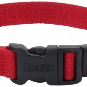 Coastal Pet New Earth Soy Adjustable Dog Collar Cranberry