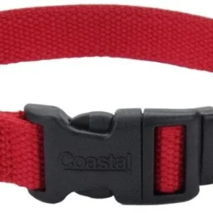 Coastal Pet New Earth Soy Adjustable Dog Collar Cranberry