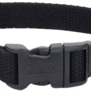 Coastal Pet New Earth Soy Adjustable Dog Collar Onyx Black