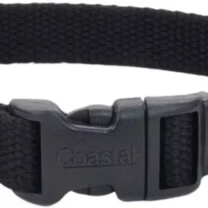 Coastal Pet New Earth Soy Adjustable Dog Collar Onyx Black