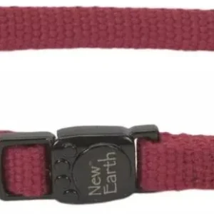 Coastal Pet New Earth Soy Breakaway Cat Collar Cranberry Red