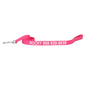 Coastal Pet Products Personalized Single Ply Nylon Dog Leash