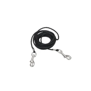 Coastal Poly Cat Tie Out Black, 1ea/1/8 In X 15 ft