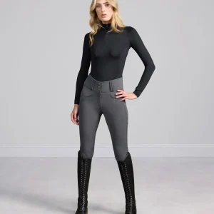 Coco II Womens Gel Full Seat Riding Breeches Anthracite