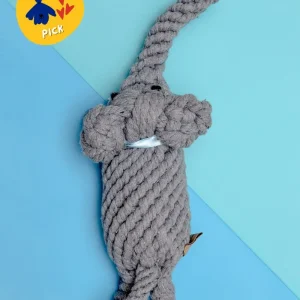 Coco the Elephant Rope Dog Toy