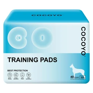 Cocoyo Best Value Training Pads, Leak Proof, Quick Drying & Puppy Attractant- 40 Ct