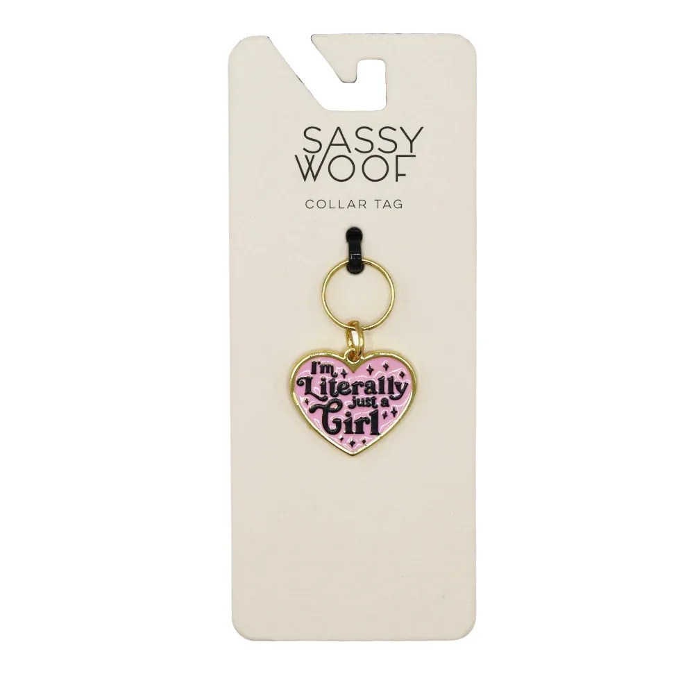 Collar Tag - Just a Girl - Image 2