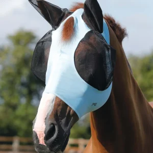 Comfort Tech Lycra Fly Mask Blue