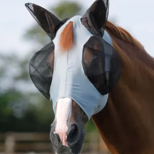 Comfort Tech Lycra Fly Mask Grey